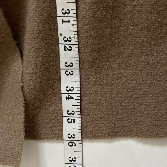 Harris Wharf London Virgin Wool Draped Blanket Coat in Camel Tan Size US 8 - Picture 8 of 8